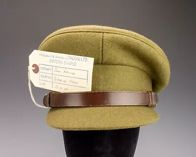 Vintage British Army Military Officer's Peak Cap - Size Small • £24.99