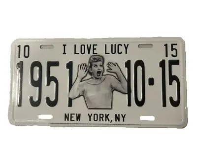 I Love Lucy Metal License Plate 1935  Lucille Ball • $11.99