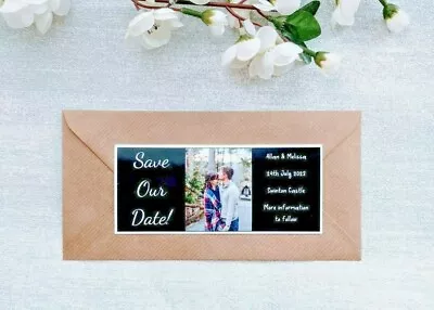 Save The Date Magnet Save The Evening Custom Wedding Baby Shower Party Invite • £139.99