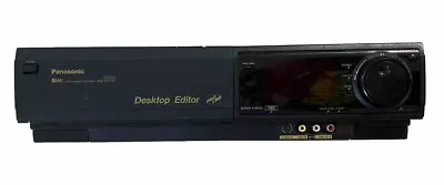 PANASONIC AG-1980P Desktop Editor S-VHS Player Recorder Deck PRO Editing TBC VCR • $300