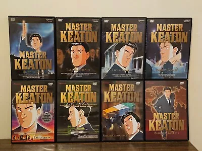 Master Keaton: The Complete Series Episodes 1-39 (DVD) Vol. 1-8 Naoki Urasawa • $275