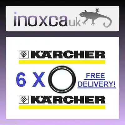 £2.99 • Buy 6 X  KARCHER HD HDS HOSE NOZZLE JET LANCE SPARE O-RING SEALS O RINGS O RING SEAL