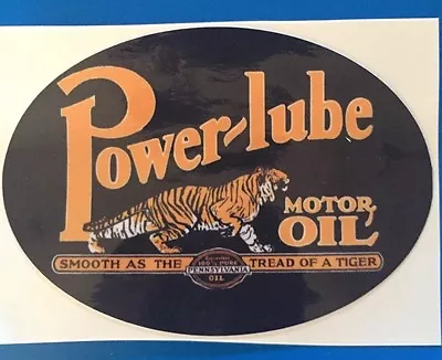 Power Lube Motor Oil Super High Gloss Outdoor 4 Inch Decal Sticker  • $2.99