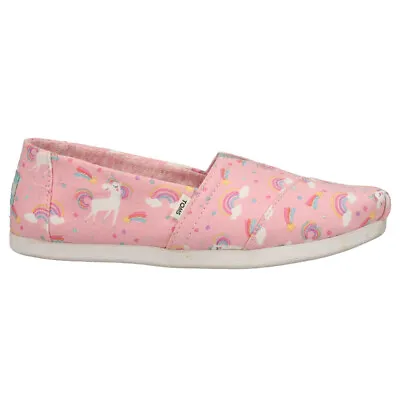 TOMS Alpargata Graphic Slip On  Womens Pink Flats Casual 10016087T • $19.99
