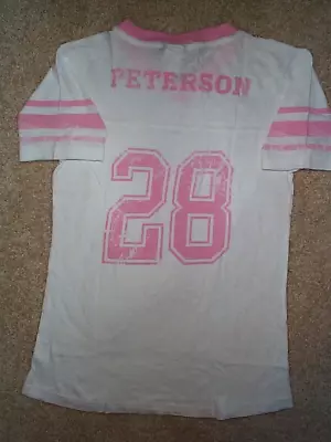 ($50) Minnesota Vikings ADRIAN PETERSON Nfl Jersey Shirt Youth *GIRLS* (m-medium • $12.94