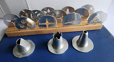 Vintage Mirro Cookie And Pastry Press Accessories 12 Plates 3 Tips • $20