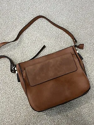 Warehouse Brown Messenger Crossbody Bag • £9.99