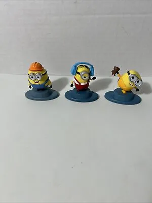 MINIONS  The Rise Of Gru Mini  Figures 2” Micro Collection Lot Of 3 Mattel • $5