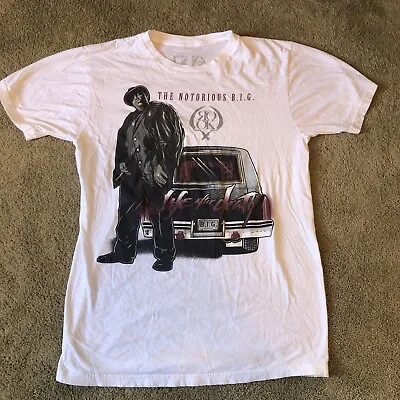 Notorious BIG TShirt White Womens Large Life After Death Brooklyn Mint Rook AsIs • $17