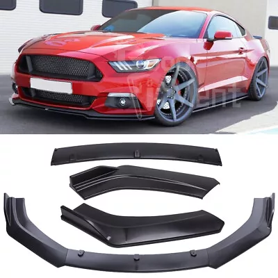 For Ford Mustang Focus RS ST Fiesta Front Bumper Lip Spoiler Splitter Body Kit • $84.54