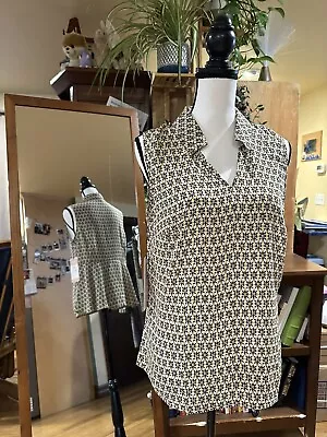 Cabi NWT Bitmap Top Size: M Tile Print #6317 ($89) Spring ‘23 • $49