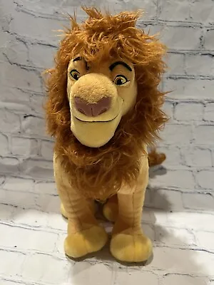 Disney Store Mufasa Simba Lion King Villain 14   Plush Stuffed Animal Lovey • $18