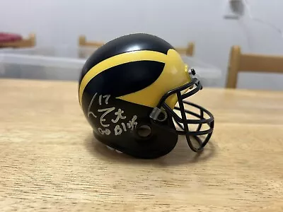 Larry Foote Signed Autographed Helmet - Michigan Wolverines - Lions - Steelers • $45