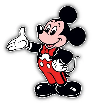 Mickey Mouse Cartoon Sport Sticker Bumper Decal - ''SIZES'' • $3.75