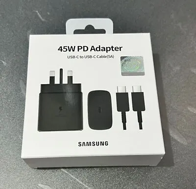 45W Super Fast Charger Adapter Plug And USB Type C Cable For S20 S21 S22Ultra 5G • £2.47