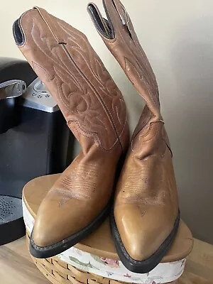 Brown Men’s Masterson Cowboy Boots 8EW • $35