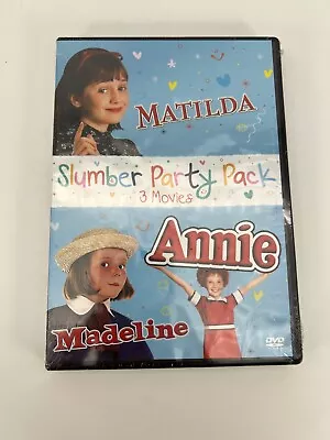 Annie (1982) / Madeline (1998) / Matilda (1996) (DVD) Slumber Party Pack NEW • $3.99