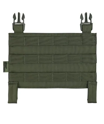 £9.90 • Buy Buckle-tek Based Molle Panel Olive Rig Pouch Vest Loadout Attachment Airsoft