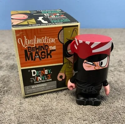 DISNEY VINYLMATION 3  BEHIND THE NINJA MASK SERIES 1 SDCC 2013 Banned Signed • $55