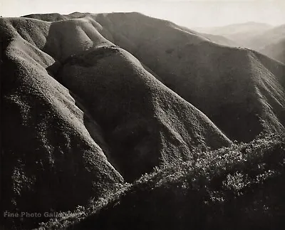 1960s Vintage MORLEY BAER Mountain Ridges California Landscape Photo Gravure Art • $167.24