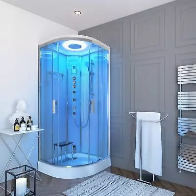 Lisna Waters Mayfair 1000mm Silicone + Leak Free Quadrant Steam Shower Enclosure • £1195