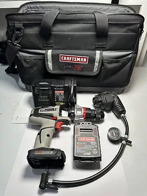 🔥Craftsman Bolt-On™ Drill Charger Battery Hammer Drill Bag Air Attachments • $219.99