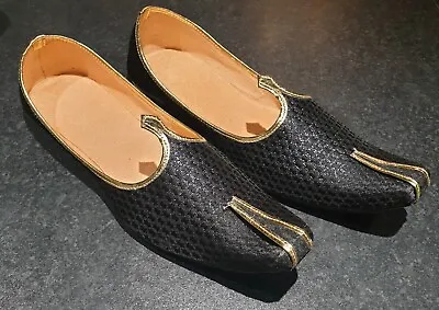 Mens Moje - Indian Traditional Wedding/Party Shoes - Black  • £25