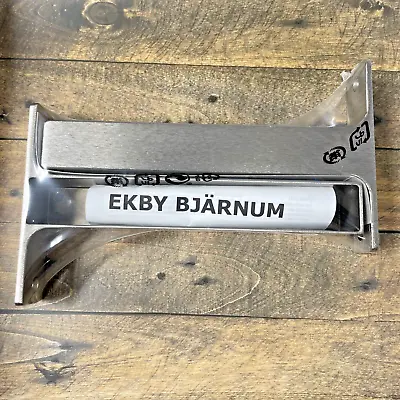 IKEA Ekby Bjarnum 7.5  Aluminum Shelf Brackets - For IKEA Shelf - FLAT SHIPPING • $9.99