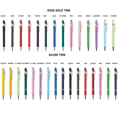 USA Personalized Stylus Ballpoint Metal Pen Customized Name Personal Or Business • $1.33