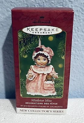 Hallmark Keepsake Ornament Mistletoe Miss 1st In Collectors Series 2001 NEW • $7.99