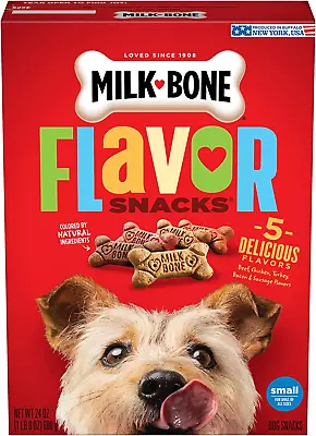 Milk-Bone Flavor Snacks Dog Treats Small Biscuits 24 Ounce • $6.95