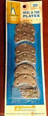 Woolworth Happy Home  Heel And Toe Plates Size 3  Hi-Test Brand • $10.98
