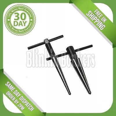£7.89 • Buy 2pc Taper Reamer Enlarger Set Deburring Enlarging Aligning Hole In Wood Metal Uk
