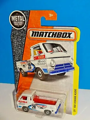 Matchbox 2016 MBX Construction Series #39 '66 Dodge A100 White CLUB 5000 • $6