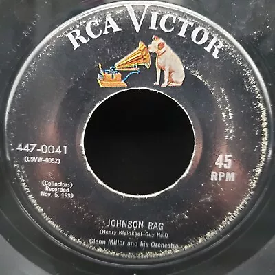 Glen Miller And His Orchestra On RCA Victor Johnson Rag / Elmer's Tune 45 RPM • $2.76