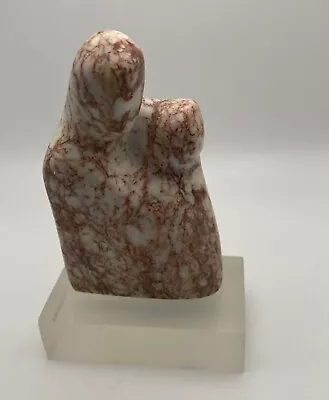 Small Modernist  Marble Sculpture 5  Madonna Child  • $45