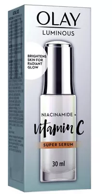 Olay Luminous Niacinamide + Vitamin C Super Serum RRP$59.99 • $20