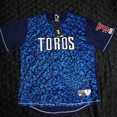 Pelota Wuanga Toros De Tijuana LMB MLB Mexico Béisbol Baseball Jersey Sz L  • $30