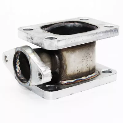 New T3-T3 Turbo Manifold Fitting Flange Conversion With 38mm External Wastegate • $39.99