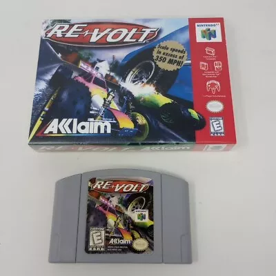 Revolt (Nintendo 64) N64 Game & Clamshell Case • $25