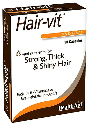 HealthAid Hairvit  30 Capsules • £12.85