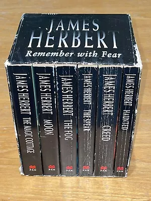 James Herbert ‘Remember With Fear’ Book Set 6 X Books Pan Edition Bundle Horror • £13.49
