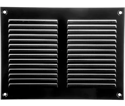 8'' X 6'' Air Vent Cover/Metal Air Return Grill With Builtin Pest Screen Black  • $17.89