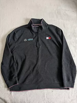 Mercedes F1 – Team Issue Tommy Hilfiger ¼ Zip Fleece Jacket – XL • £49.49