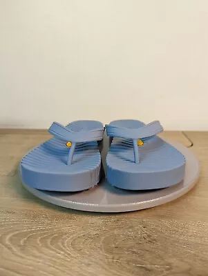 SUICOKE VON SLIDE Sky Blue Flip Flops Sz Men's 6 Women's 8 EU 37 Vibram  • $79.95