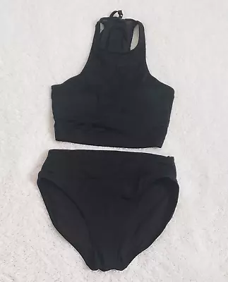 H&M Sport - 2 Piece Black Swim Suit- Size Small • $10.99