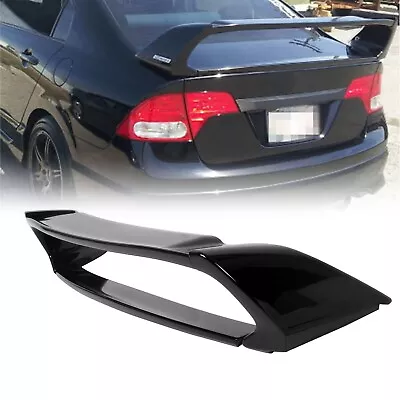 For 2006-2011 Honda Civic Sedan 4 Door Mugen RR ABS Glossy Black Spoiler 4pcs • $87.63