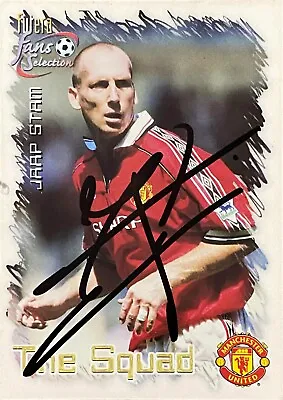 Jaap Stam - Hand-Signed - 2cm X 3cm - Trading Card - Manchester United • £30
