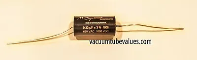 Mundorf MCap Supreme Silver Gold Oil Capacitor 0.33uf 0.33 .33 Uf 1000VDC • $47.95