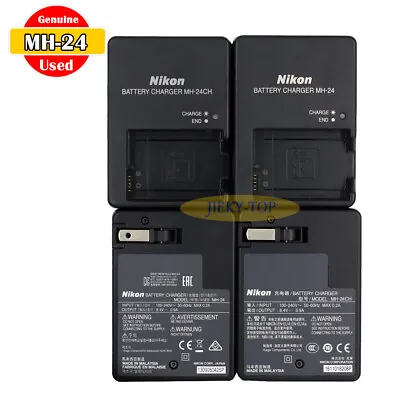 Used Original Nikon MH-24 Charger For D3200 D3400 D5300 D5500 D5600 Df EN-EL14a • $8.99